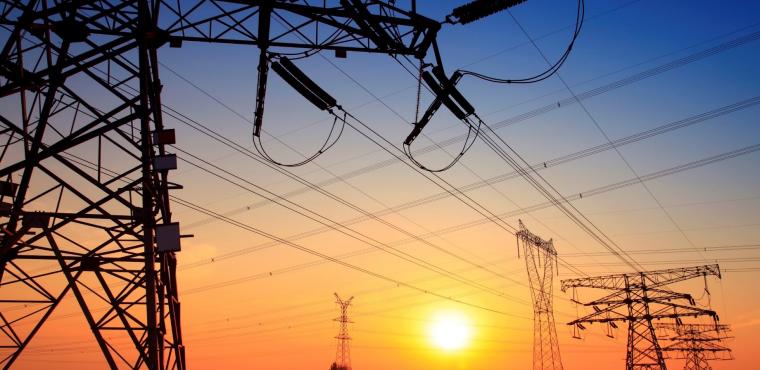 pylons sunset